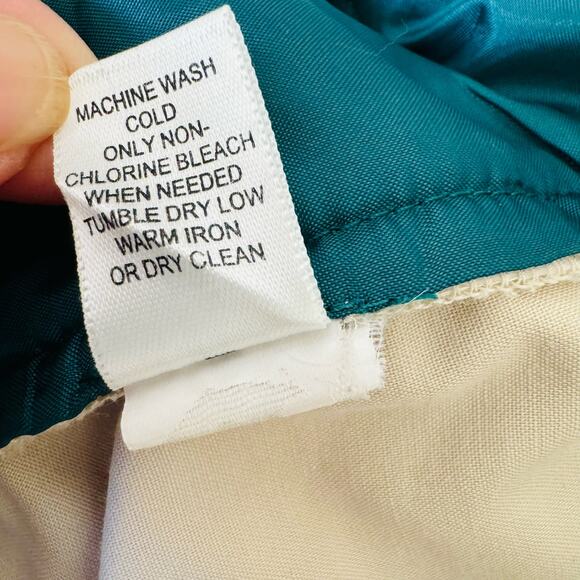 Banana Republic Martin Fit Sand Khaki Straight Wide Leg Trouser Cotton Pants 4 - Picture 12 of 12